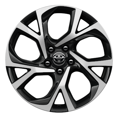 Легкосплавные диски 18" с механической обработанной поверхностью (5 двойных спиц), Black